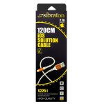 کابل شارژر USB به لایتنینگ سیبراتون مدل S225 i طول 1.25 متر