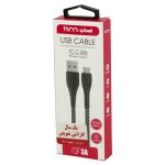 کابل تایپ سی کنفی طول 1 متر تسکو 3A مدل TC C206