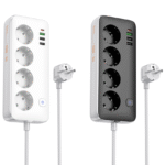 شارژر و چند راهی برق مدل AC22 برند هوکو