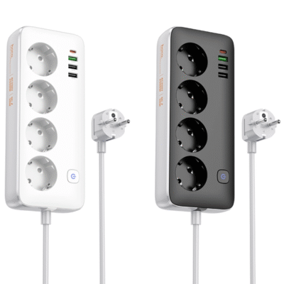 شارژر و چند راهی برق مدل AC22 برند هوکو